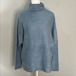 Melloday Fuzzy Blue Sweater Size XS NWT